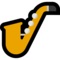 Saxophone emoji on Microsoft